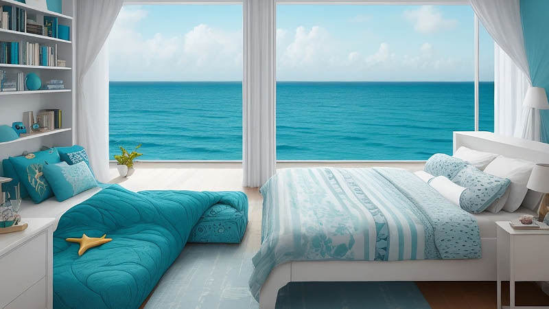 7 Ide Menarik Desain Kamar Tidur Nuansa Biru yang Bikin Betah